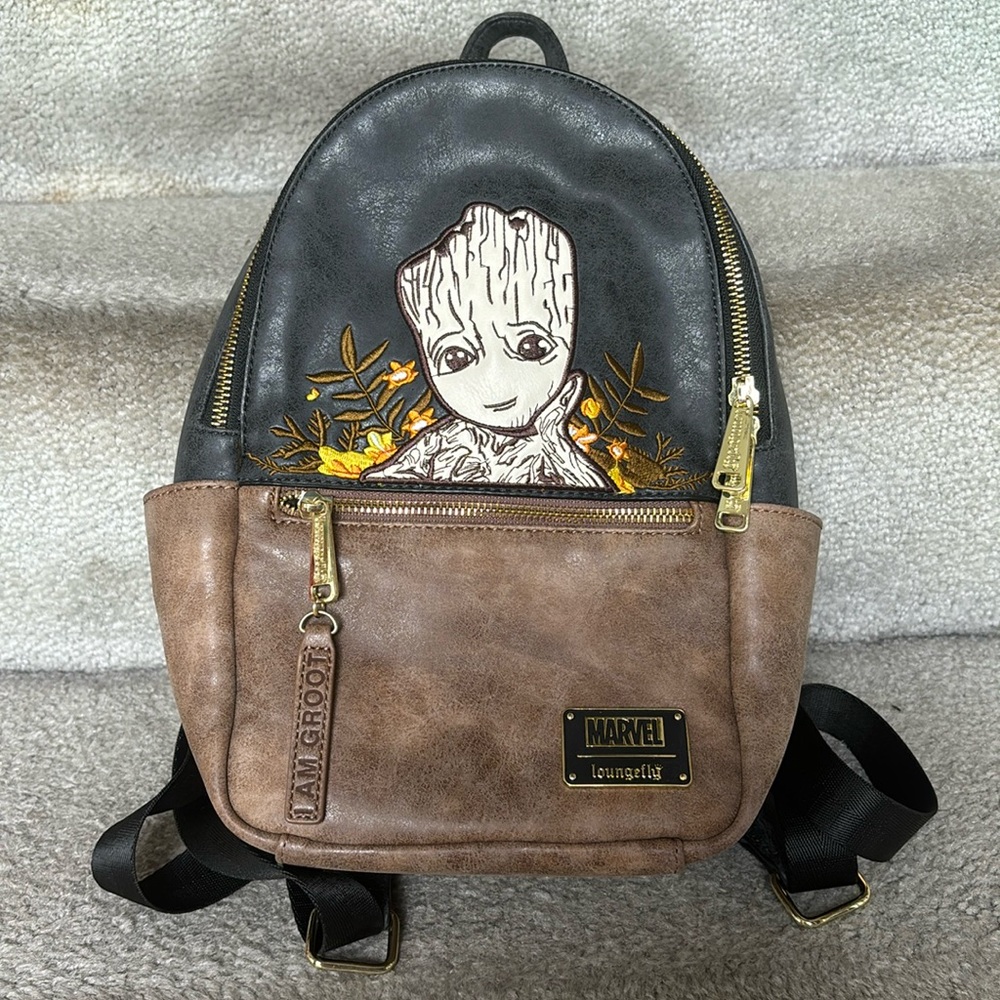 Loungefly marvel’s guardian of the galaxy I am Groot mini backpack